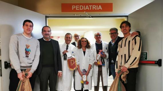 La speciale Epifania del Pontedera: con Marani e la Lega Pro in pediatria 