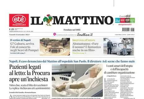 Il Mattino titola sulle parole di DeLa: "Il Napoli ultimo baluardo che resiste"