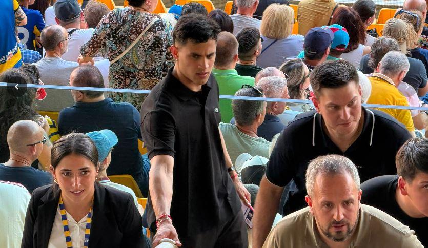 Parma-Catania, anche il nuovo acquisto Romero in tribuna: la foto dell'argentino al Tardini