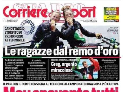 L'apertura del Corriere dello Sport: "Mou spaventa tutti"