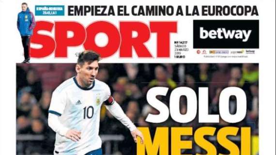 L'Argentina cade, da Barcellona Sport salva "Solo Messi"