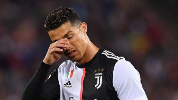 Juventus, la delusione di Cristiano Ronaldo dopo il ko contro la Roma