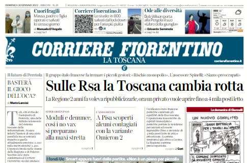 Fiorentina, ancora contestazione. Corriere Fiorentino: "La Fiesole a Commisso: 'Noi, traditi'"