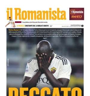 Ottima Roma a Torino, ma arriva solo un punto. Il Romanista apre: "Peccato"