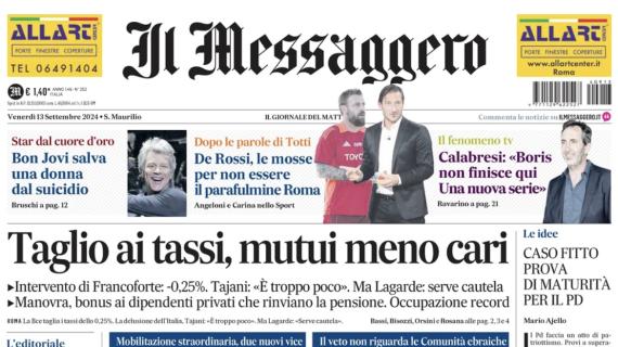 Il Messaggero: "De Rossi, le mosse per non essere il parafulmine della Roma"