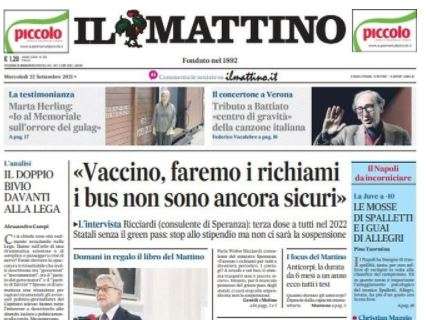 Il Mattino sul Napoli: "Ricarica Spalletti"