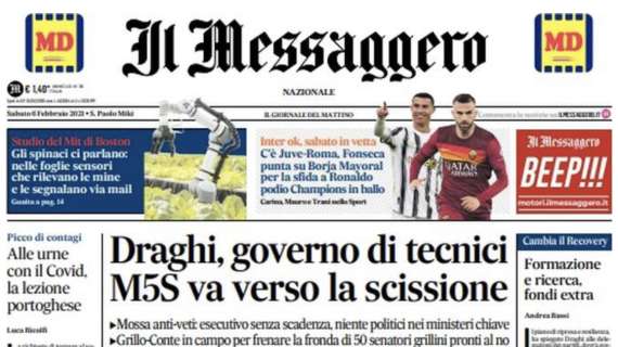 Il Messaggero: "Fonseca punta su Borja Mayoral per la sfida a Ronaldo"