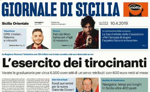 Giornale di Sicilia, Palermo: "Portafortuna rosaNesto"