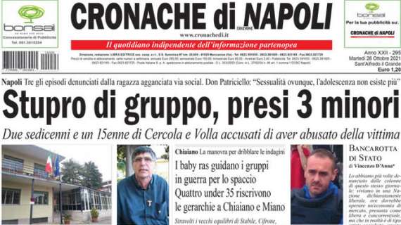 Cronache di Napoli: "Napoli, trappola Scudetto: gli 'aiutini' alla Juve fanno paura agli azzurri"