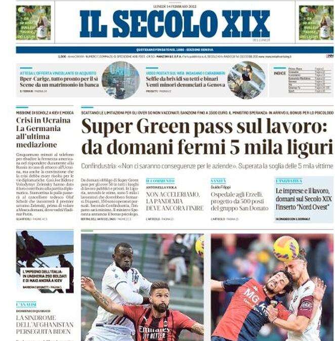 Il Secolo XIX: "La Samp difende ma non punge. Genoa, pari che brucia"