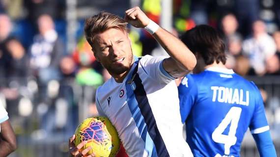 FOTO - La Lazio sbanca Brescia grazie a Immobile: gli scatti di TMW
