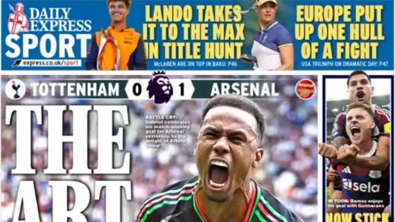 Le aperture inglesi - Gabriel trascina l'Arsenal: il North London Derby è dei Gunners