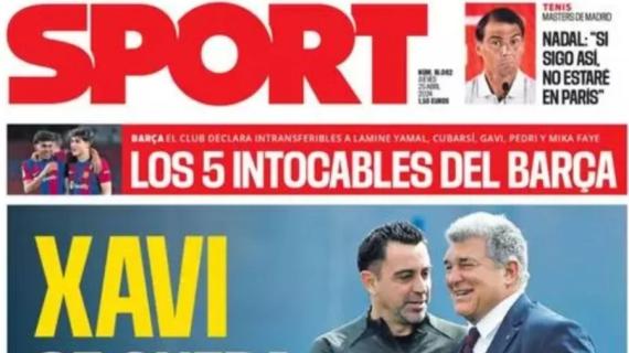 Le aperture spagnole - Xavi ci ripensa: resta al Barcellona