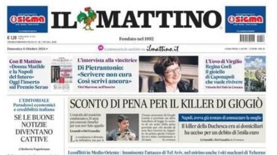 Il Mattino in prima pagina su Antonio Conte: "Il signore delle vittorie"