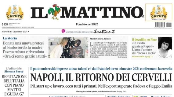 Il Mattino: "Dopo Kvara anche Buongiorno va in infermeria: 50 giorni di stop"