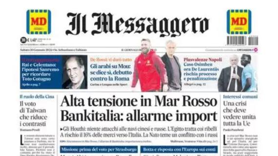 Il Messaggero: "Inzaghi domina, la Lazio torna a casa senza tirare in porta"