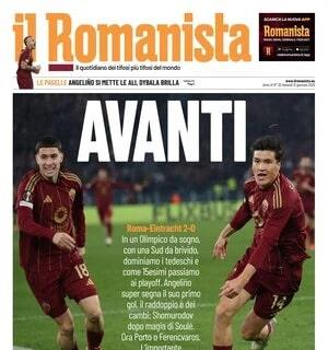 Roma ai playoff di Europa League, Il Romanista: "Avanti. Ora Porto o Ferencvaros"