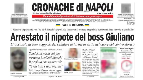 Cronache di Napoli: "Spareggio Champions, il calore del Maradona per piegare l'Atalanta"