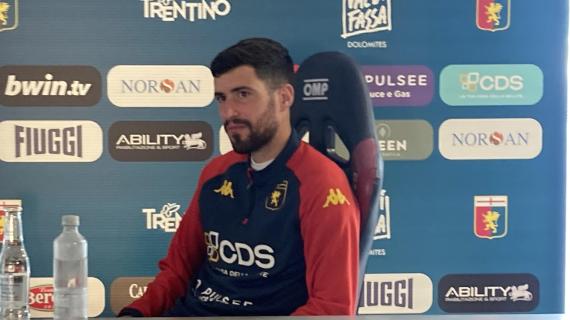 Genoa, Martin: "A Genova sto benissimo. Il rinnovo? Siamo sulla strada giusta"