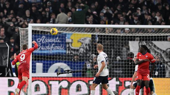 Partenza shock della Lazio: due gol e un palo della Fiorentina, all’Olimpico è 0-2 all’intervallo