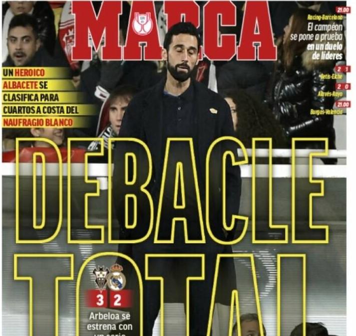 "Ridicolo, spaventoso" "Debacle totale". La figuraccia del Real Madrid vista dalla Spagna