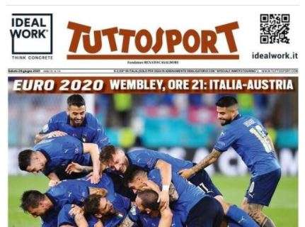 L'apertura di Tuttosport sugli Azzurri: "Vi rivogliamo così"