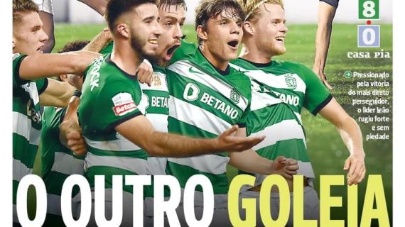 Le aperture portoghesi - Lo Sporting vince 8-0 e torna in vetta: "Un'altra goleada"
