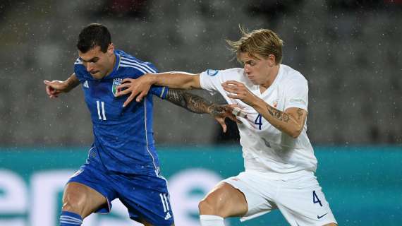 Doccia fredda per l'Italia Under 21, Botheim porta in vantaggio la Norvegia al 65'