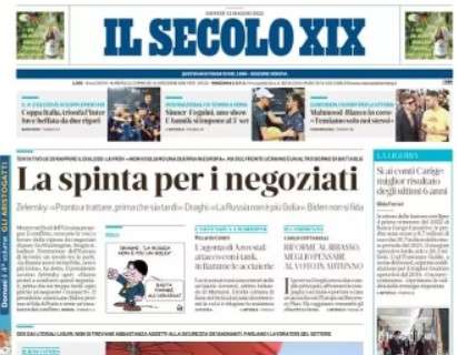 Il Secolo XIX: "Coppa Italia, trionfa l'Inter. Juventus beffata da due rigori"