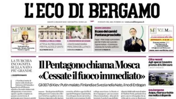 L'Eco di Bergamo con Toloi: "Europa ancora possibile: proviamo l'impresa a San Siro"