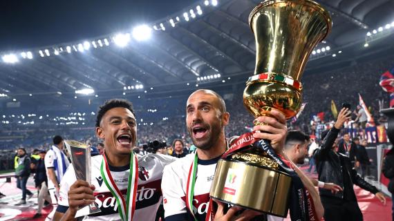Il Bologna festeggia la Coppa Italia, il Corriere dello Sport titola: "Siamo Dei"