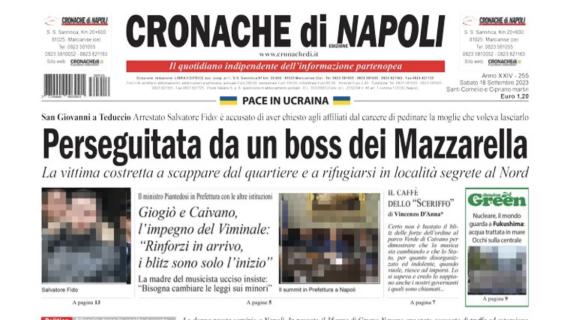 Cronache di Napoli: "Rialzare subito la testa: i Campioni d'Italia sfidano il Genoa per il riscatto"