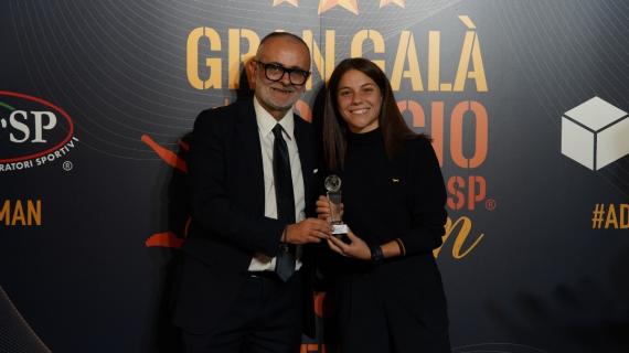 Ieri il Gran Galà del Calcio Adicosp Woman: Gama, Giugliano, Spugna e non solo. I premiati