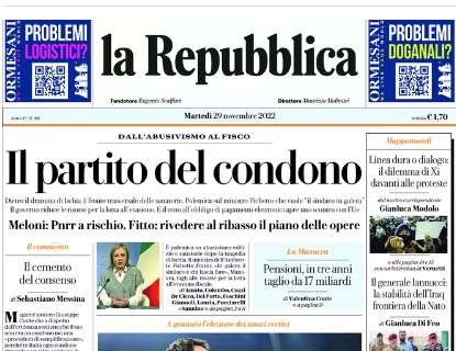 La Repubblica: "Juve, si dimettono Agnelli e tutto il cda"