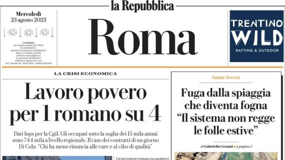 La Repubblica Roma: "Zapata e Guendouzi, Roma e Lazio vanno in pressing"