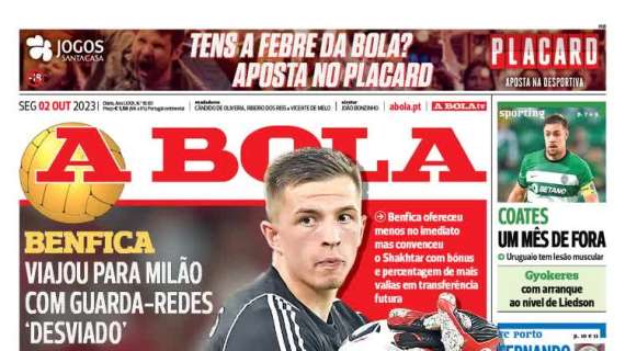 Le aperture dei quotidiani portoghesi - Attesa per la sfida di Champions fra Inter e Benfica