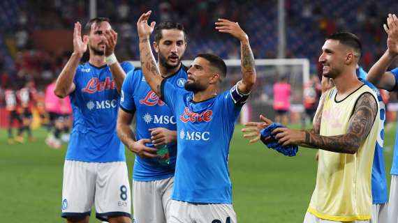 Il Napoli suona la nona, il Bologna non fa regali a Miha: Fabian e doppio Insigne, 3-0 al Maradona