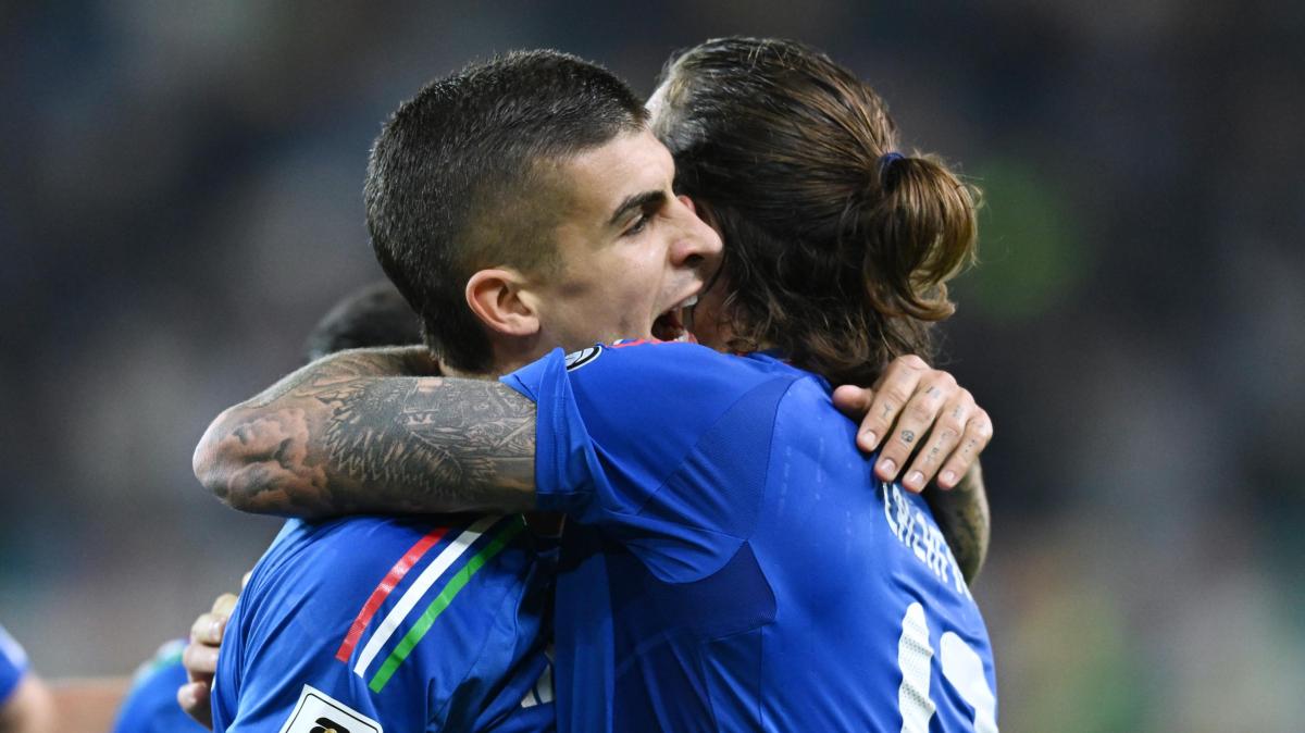Mancini in gol con l'Italia: "Negli allenamenti siamo contenti, poi tutto si riflette in campo"