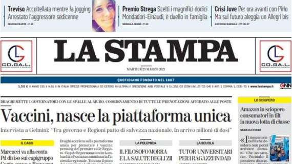 La Stampa: "Crisi Juve, per ora avanti con Pirlo. Ma sul futuro aleggia un Allegri bis"