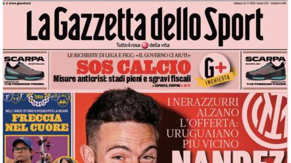 Le principali aperture dei quotidiani italiani e stranieri di sabato 31 luglio 2021
