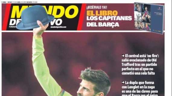 Mundo Deportivo celebra il difensore catalano: "Sir Piqué"