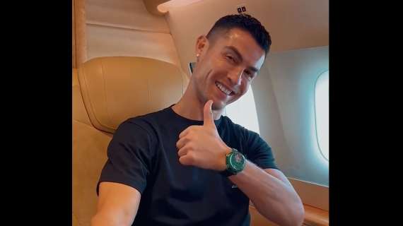 Cristiano Ronaldo in direzione Riyad: "Ci vediamo presto, tifosi dell'Al Nassr”