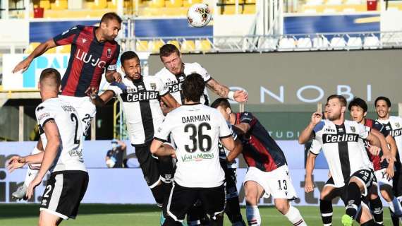 Finale clamoroso al Tardini: Inglese segna quasi a tempo scaduto e Parma-Bologna termina 2-2