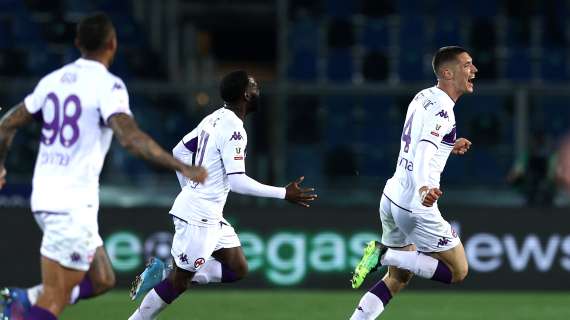 La Nazione: "La Fiorentina vola con Piatek e Niko, la Copp(i)a Italia: 3-2 all'Atalanta"