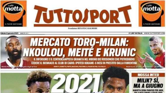 Tuttosport in apertura sul calciomercato bianconero: "2021 Cowboys Juve"