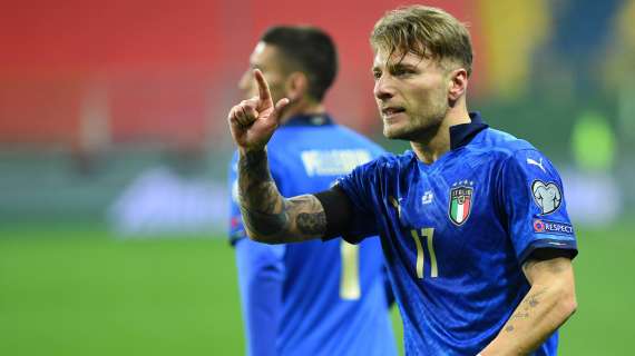 Lazio, Acerbi e Immobile alfieri biancocelesti nell’Italia di Mancini ad Euro 2020
