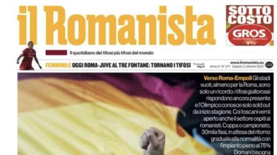 Arifatece largo. Il Romanista: "Olimpico sold out: settore ospiti ai romanisti"