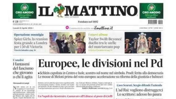 Il Mattino: "Un Napoli da ricostruire: Conte o Pioli per voltare pagina"