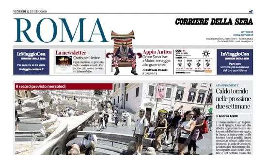L'edizione romana del CorSera: "Lotito, 20 anni contro tutti. Dybala, rinnovo dopo le nozze"