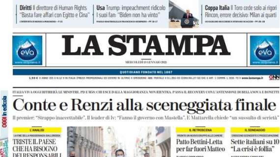 La Stampa: "Il Toro cede solo ai rigori. Rincon, errore decisivo: Milan ai quarti"